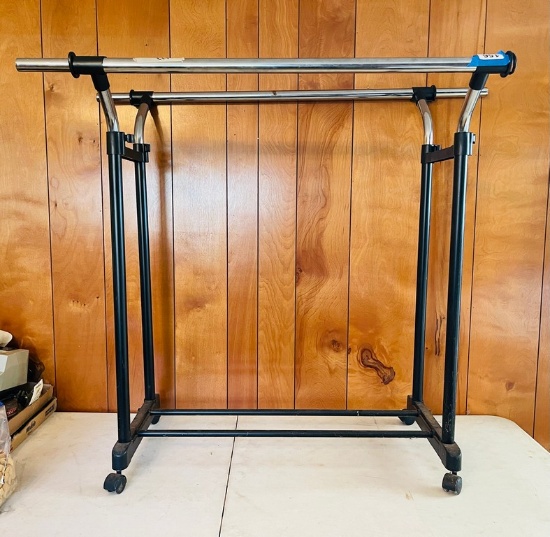 Rolling Clothing Rack