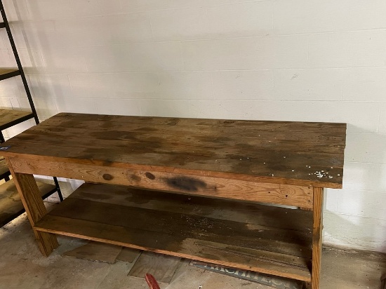 Nice Wooden Work Bench