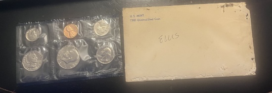 1981 US Mint Coin Set