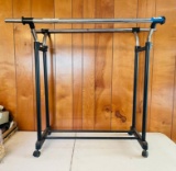 Rolling Clothing Rack