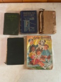 Lot of Four Vintage Books and Little Rascal Coloring Book