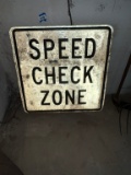 Two Speed Check Zone Signs