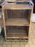Wicker Bookshelf