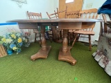 Oval Dining Table and Six Chairs