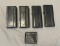 Lot of 5 Vintage Gun Clips