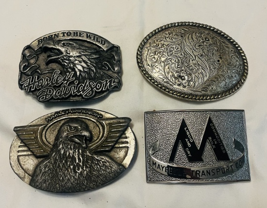 Group of Vintage Belt Buckles