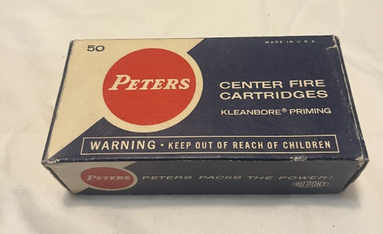 Vintage 45 Colt Peter's Full Box of Ammo