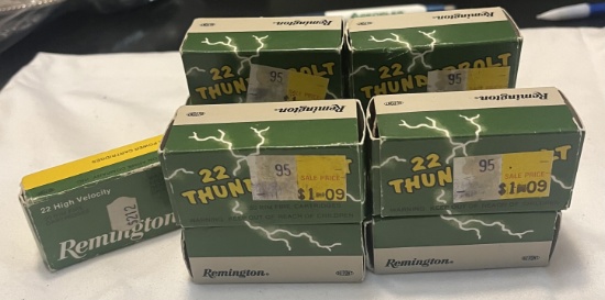 (9) Boxes of .22 Cal. Long Rifle Bullets