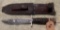 Vintage Camillus NY Knife with Sheath