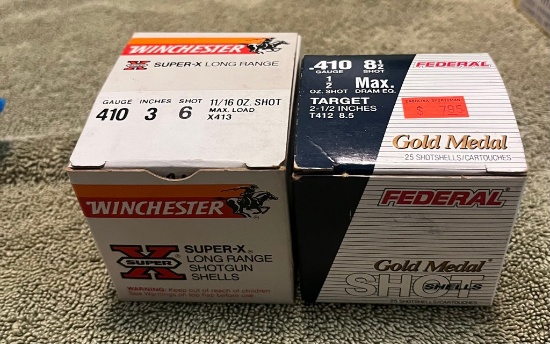 (2) Boxes of .410 Ammo