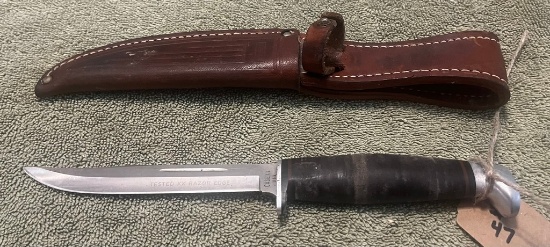 Case XX Knife in Leather Sheath