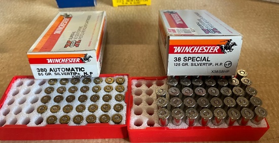 Lot of 380 Automatic and 38 Special Ammo