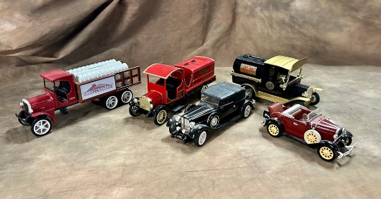 Collection of Metal Advertising Toy Cars