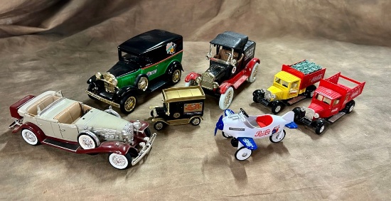 Collection of Toy Cars and Trucks