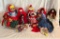 Large Lot of Various Red Riding Hood Dolls