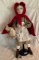 Oil Paint and Cloth Hand-Painted Red by Ronna Morse