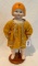 Louis Amberg LA&F Sunny Orange Blossom Maid Bisque Doll  1924