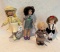 Lot of 4 Dolls