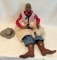Limited Edition Daddy's Long Legs Bullseye Bill Rodeo Clown Doll