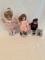 Lot of 3 Collectible Dolls