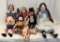 Lot of Fabric Dolls