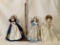 Lot of Three Effanbee Women of the Ages Collection