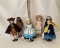 Lot of Five Effanbee Storybook Collectibles
