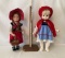 Lot of Two LRRH Collectible Dolls