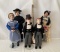 Lot of Collectible Bride and Groom Dolls