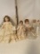 Lot of Six Bride Dolls
