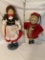 Pair of Fabric Red Riding Hood Dolls