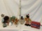Assorted Lot of Toys and Dolls