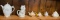 Lot of Six Miniature Teapots