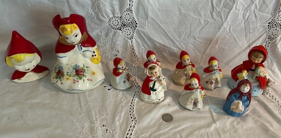 Little Red Riding Hood Lot of McCoy and Hull