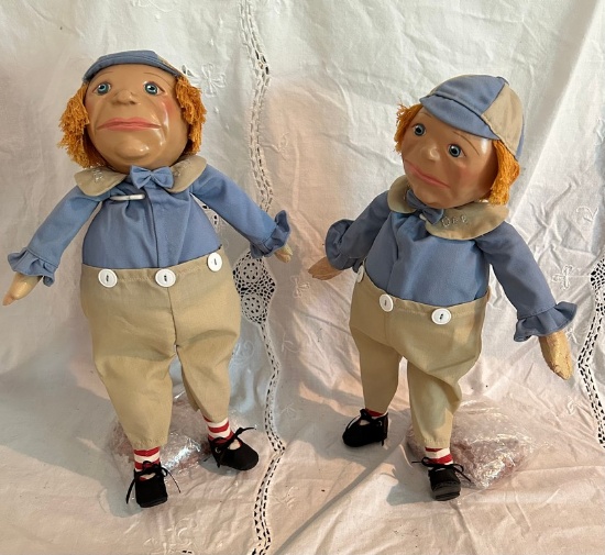 Martha Chase Tweedle Dee and Tweedle Dum Dolls