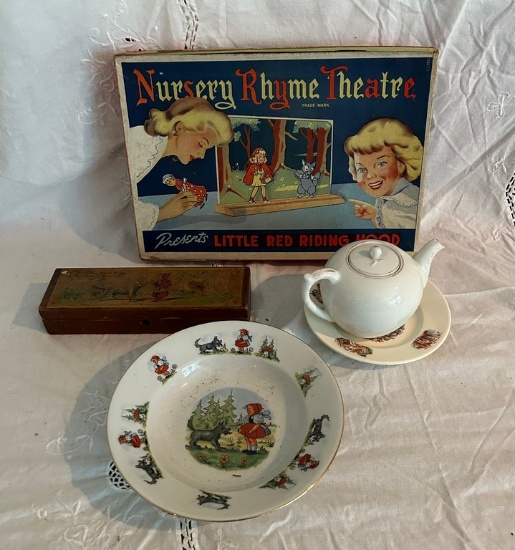 Vintage Little Red Riding Hood Memorabilia Lot