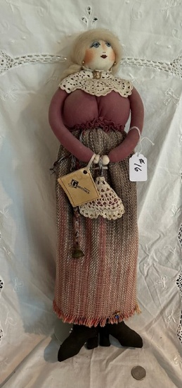 Gretchen Lima Fabric Doll " Agatha"