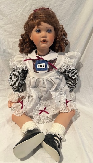 Porcelain Doll Made by Doll by Cheryl