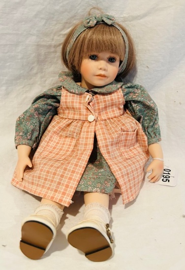 "Trixie" Porcelain Doll by Vivian Ohms, Made April 5, 1994