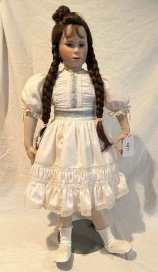 Rare Rotraut Fchrott The Great American Doll Company, 30 Inch Self- Portrait Porcelain Doll