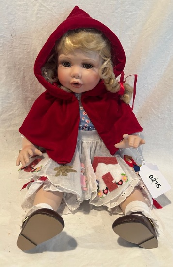 Little Red Riding Hood Porcelain Doll