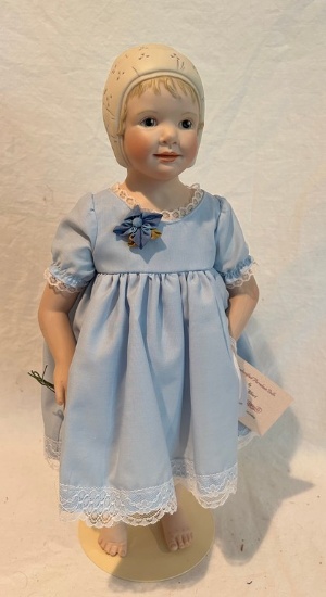 Handcrafted Porcelain Doll By Laurie Albert "Hanna"