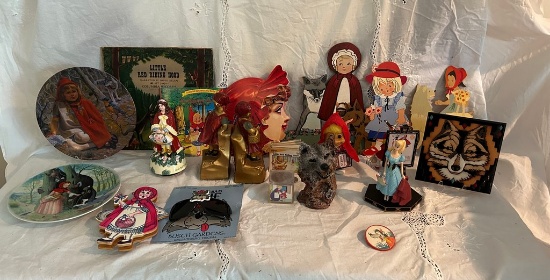 Lott of Little Red Riding Hood Items