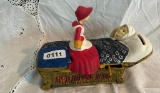 Metal Mechanical Bank of Little Red Riding Hood