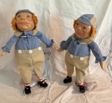 Martha Chase Tweedle Dee and Tweedle Dum Dolls