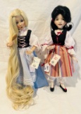 Snow White and Rapunzel from Heroines of the Fairy Tale Forest by Dianna Effner