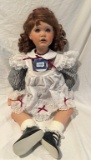 Porcelain Doll Made by Doll by Cheryl