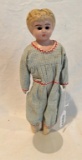 Antique Tin Head Minerva Bed Doll