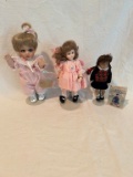 Lot of 3 Collectible Dolls