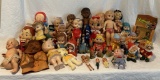 Large Lot of Antique and Vintage Toy Rubber Squeaker Dolls